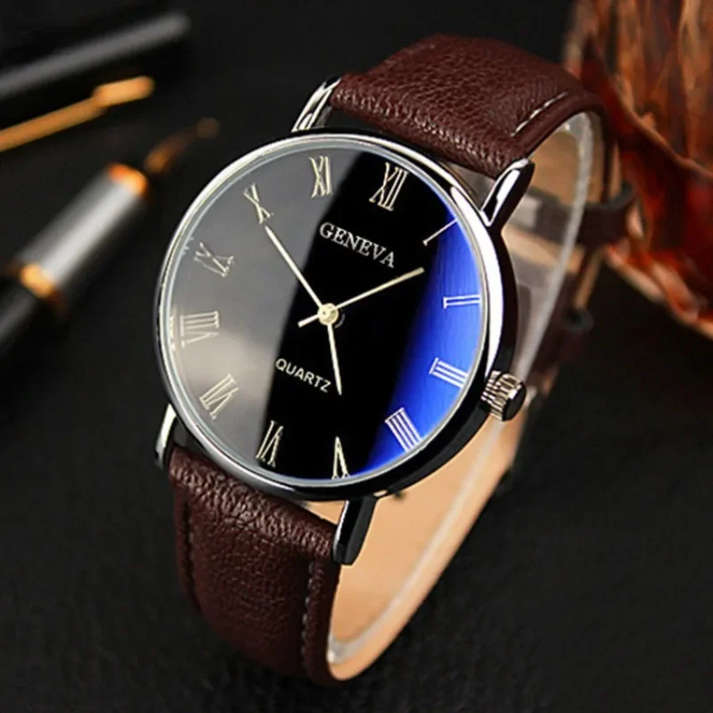 Luxury Watch Mockup - Famous Brand Men Quartz Watch Business
