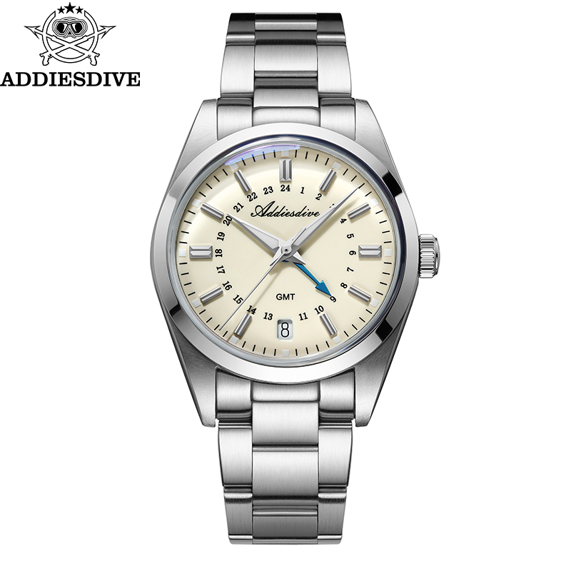 Luxury Watch Mockup - ADDIESDIVE Hot Brand 36mm Luxury GMT