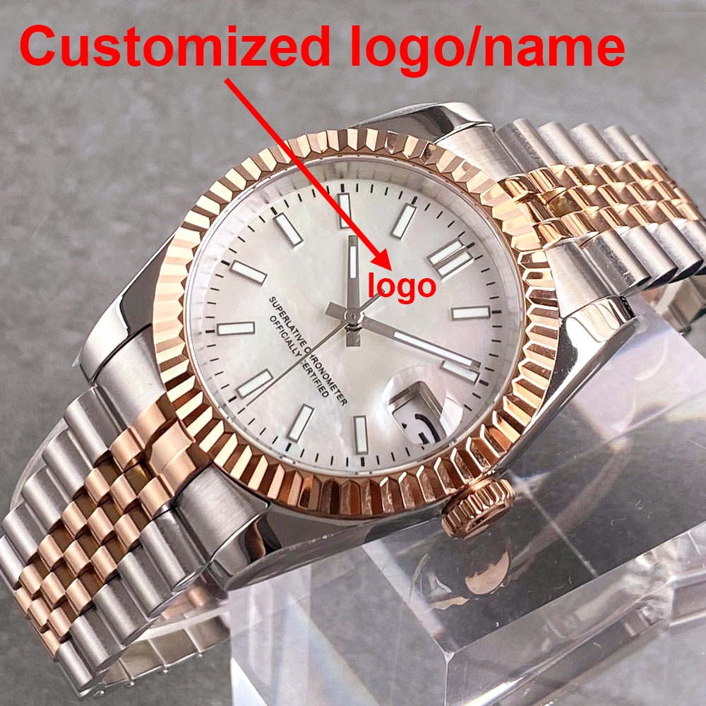 Quiet Luxury Watch - Customized Two Tone Rose Gold Case