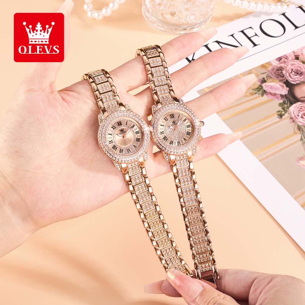 OLEVS Luxury Fashion ladies' w - Luxury Watch Usa avaliação e preço