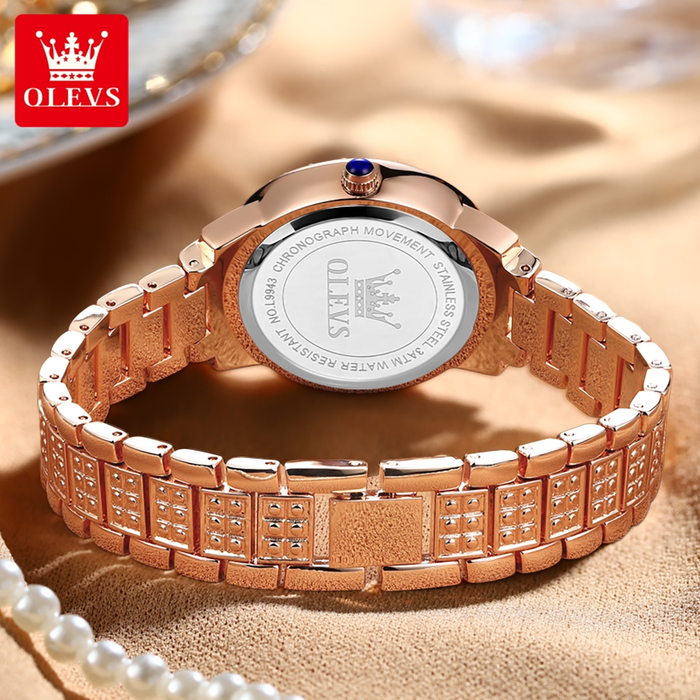 OLEVS Luxury Fashion ladies' w - Luxury Watch Usa avaliação e preço