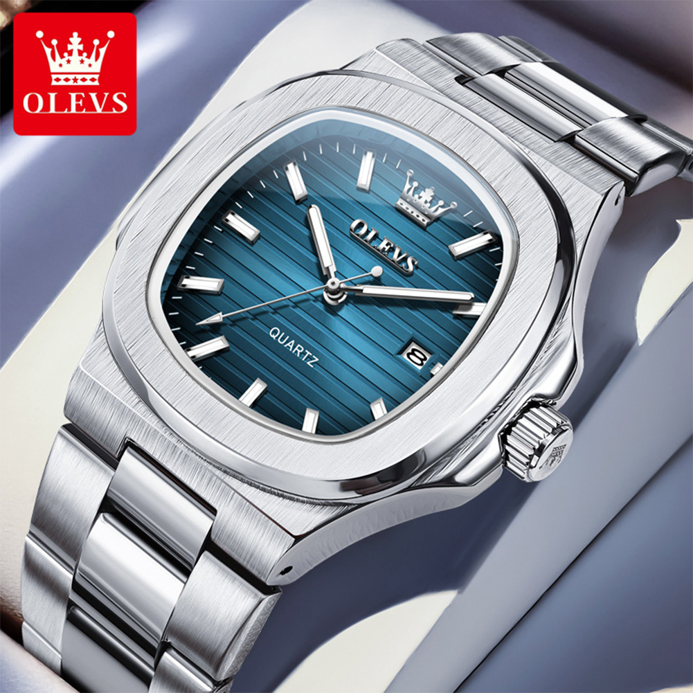 OLEVS Top Luxury Brand Man Wat - Luxury Watch Mockup avaliação e preço