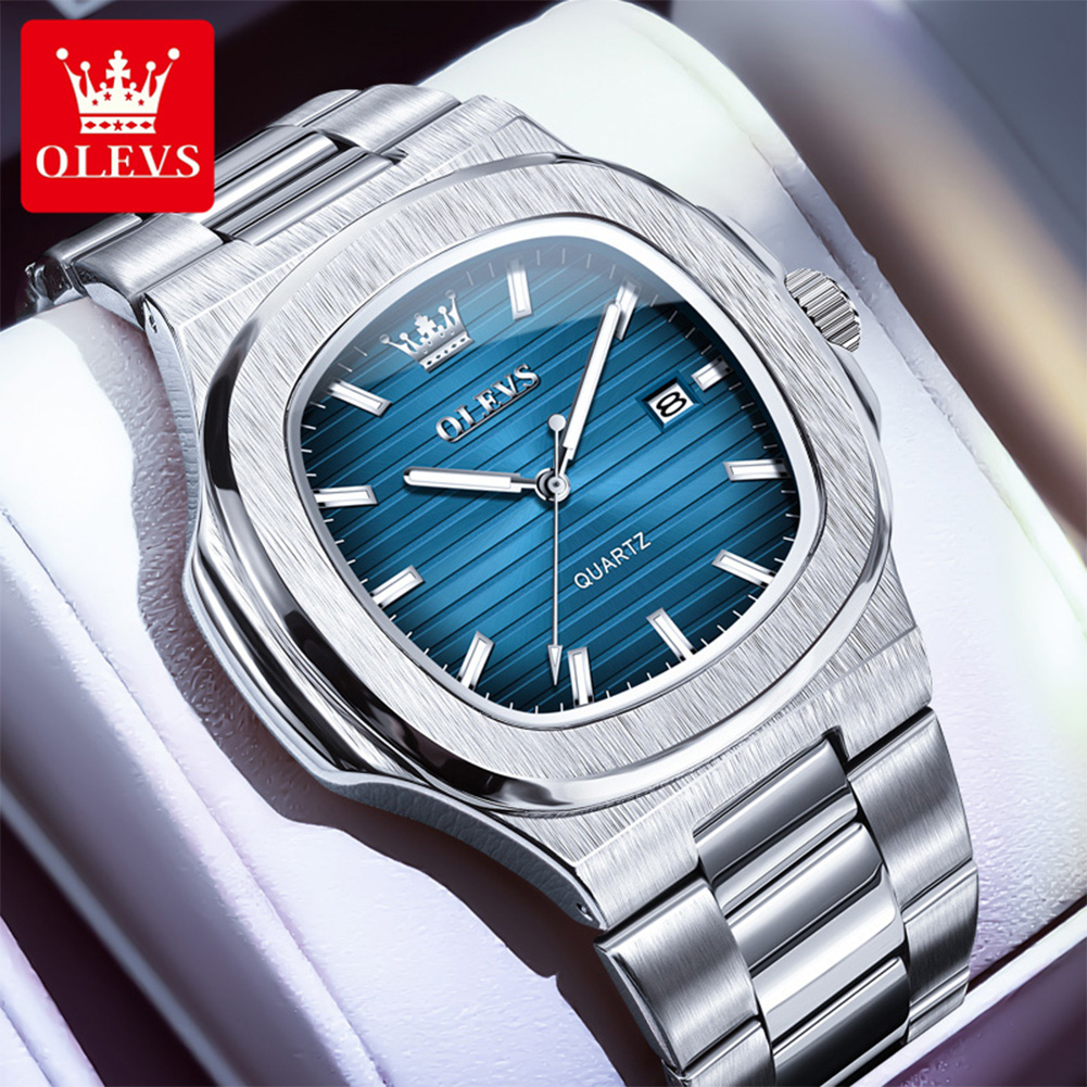 OLEVS Top Luxury Brand Man Wat - Luxury Watch Mockup avaliação e preço
