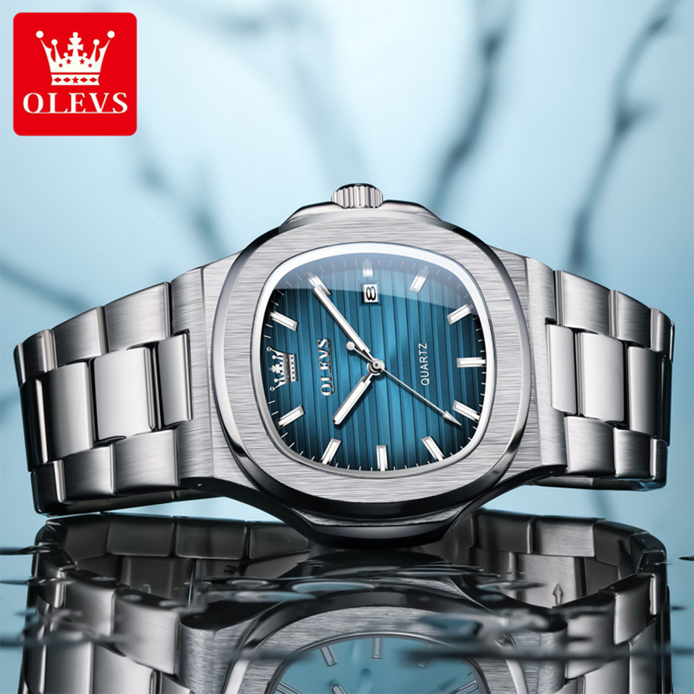OLEVS Top Luxury Brand Man Wat - Luxury Watch Mockup avaliação e preço