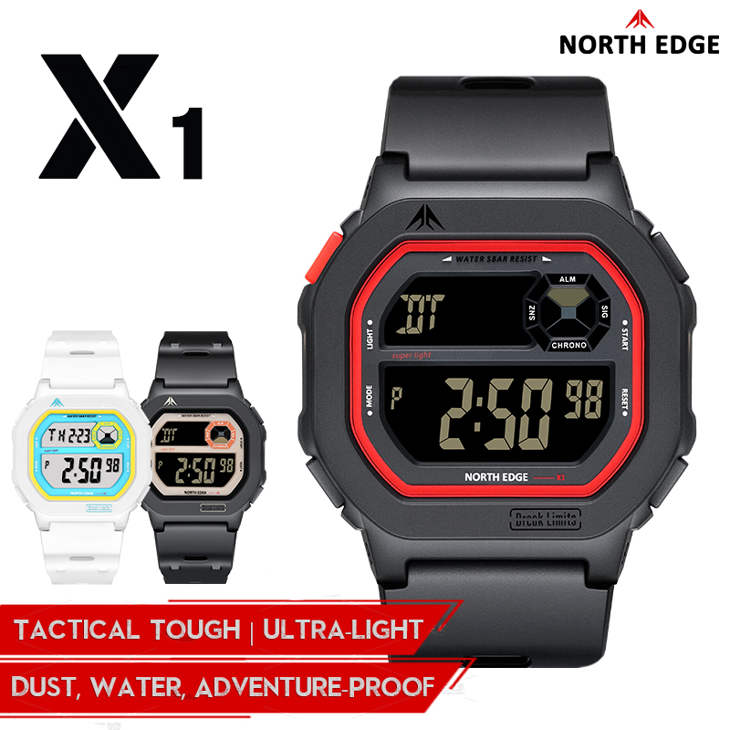 NORTH EDGE X1 Square Screen Di - Diver Watch 300M avaliação e preço
