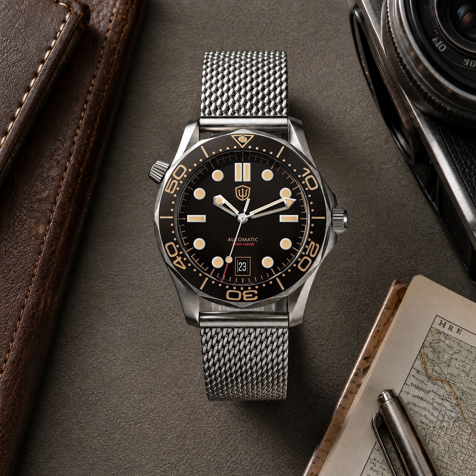 Watchdives Wd007 V4 39Mm NTTD  - Titanium Sport Watch avaliação e preço