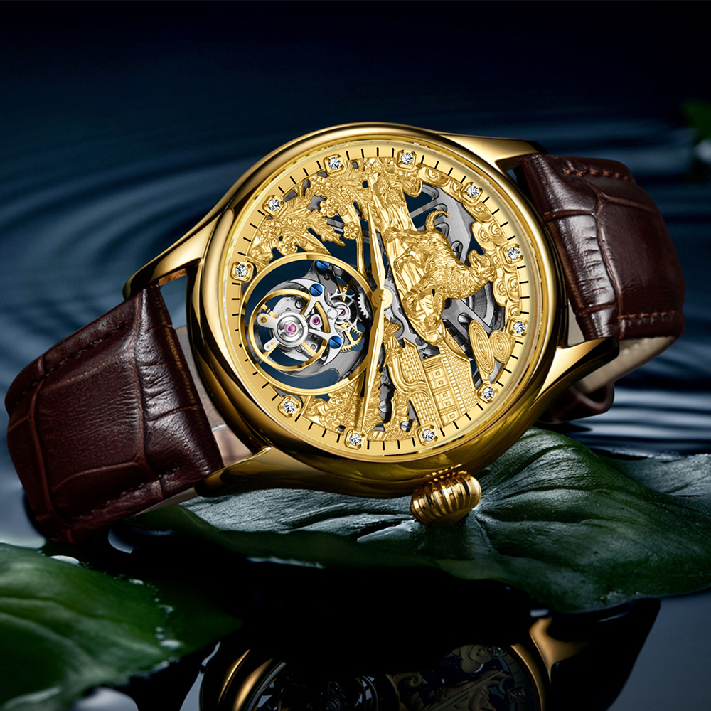 AESOP Men's Zodiac Gold Tourbi - Zodiac Luxury Watch avaliação e preço