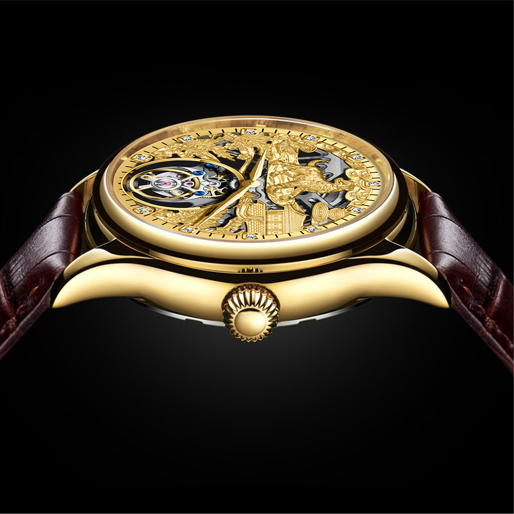 AESOP Men's Zodiac Gold Tourbi - Zodiac Luxury Watch avaliação e preço