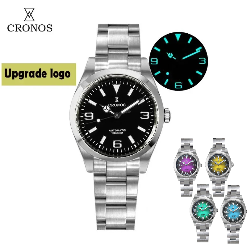 Cronos L6032 36mm Men Mechanic - Diver Watch 300M avaliação e preço