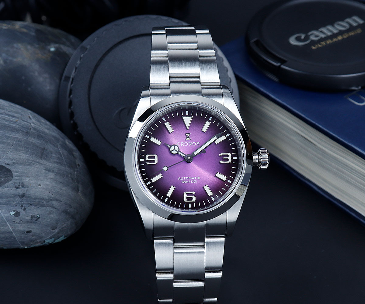 Cronos L6032 36mm Men Mechanic - Diver Watch 300M avaliação e preço