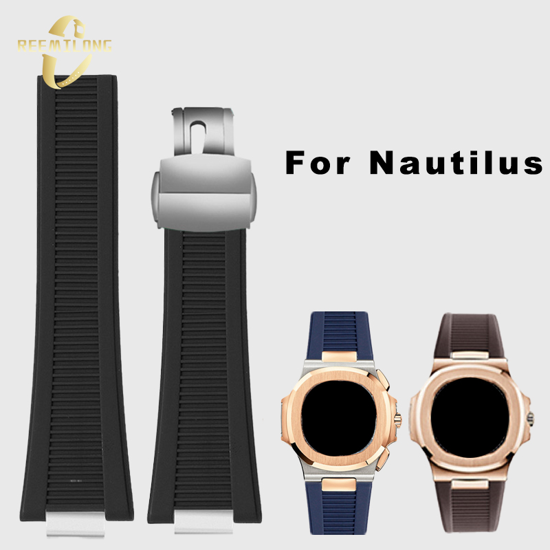 Silicone rubber watch strap 25 - Luxury Watch Patek Philippe avaliação e preço