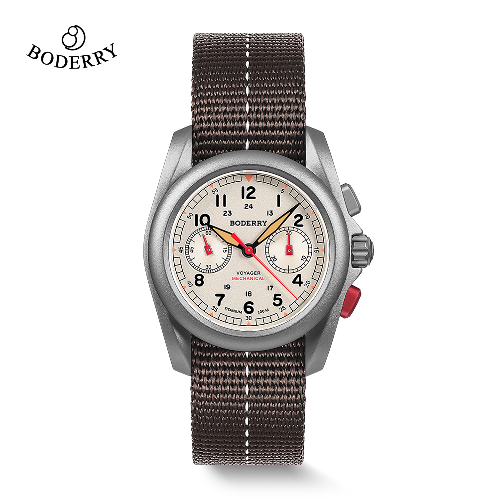 BODERRY Men's Field Watches Ti - Titanium Sport Watch avaliação e preço