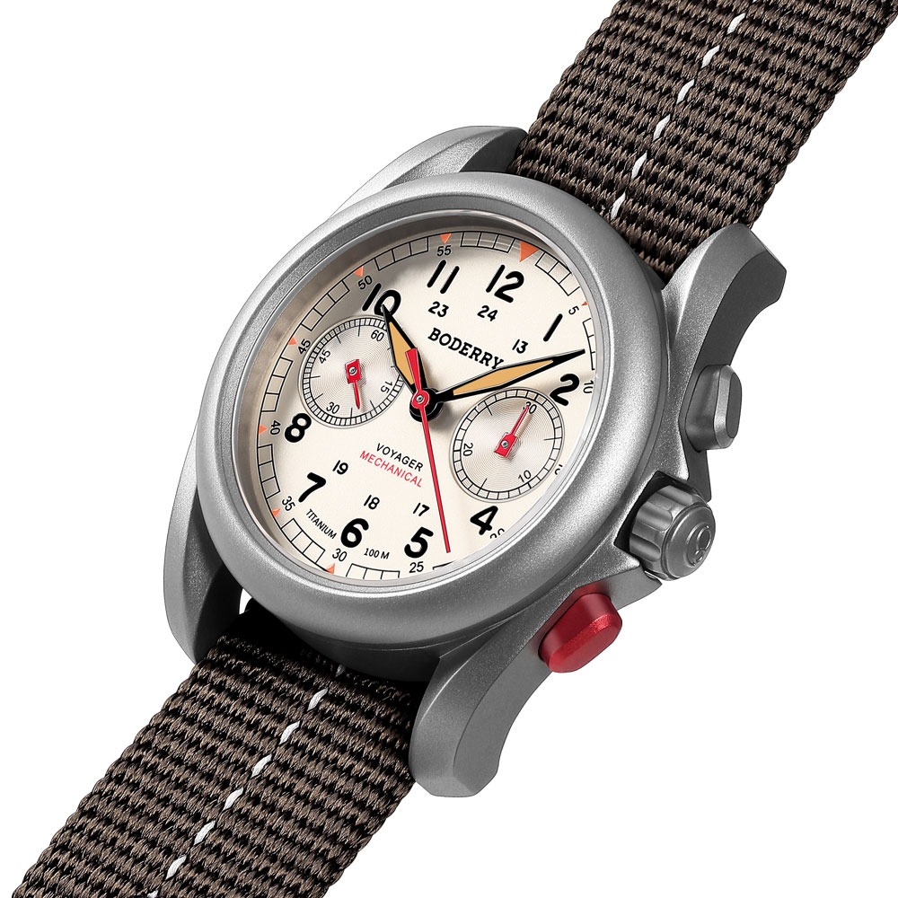 BODERRY Men's Field Watches Ti - Titanium Sport Watch avaliação e preço