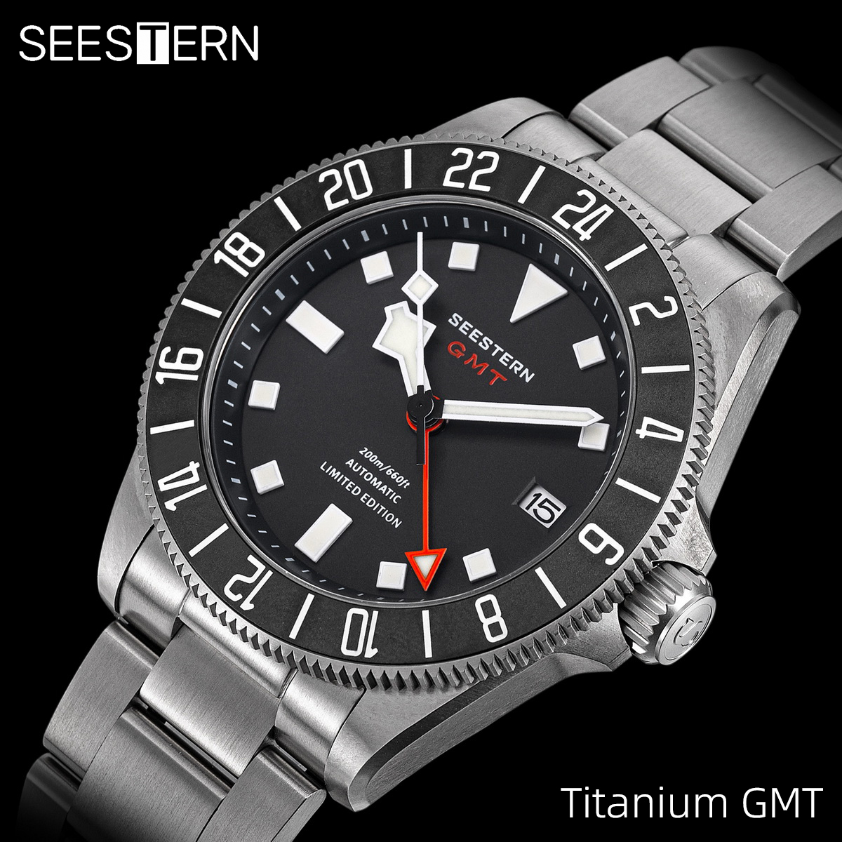 SEESTERN Diver Man Watch Titan - Titanium Sport Watch avaliação e preço