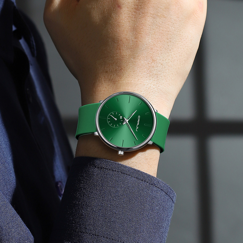 CRRJU New Business Mens Watche - Luxury Watch Mockup avaliação e preço