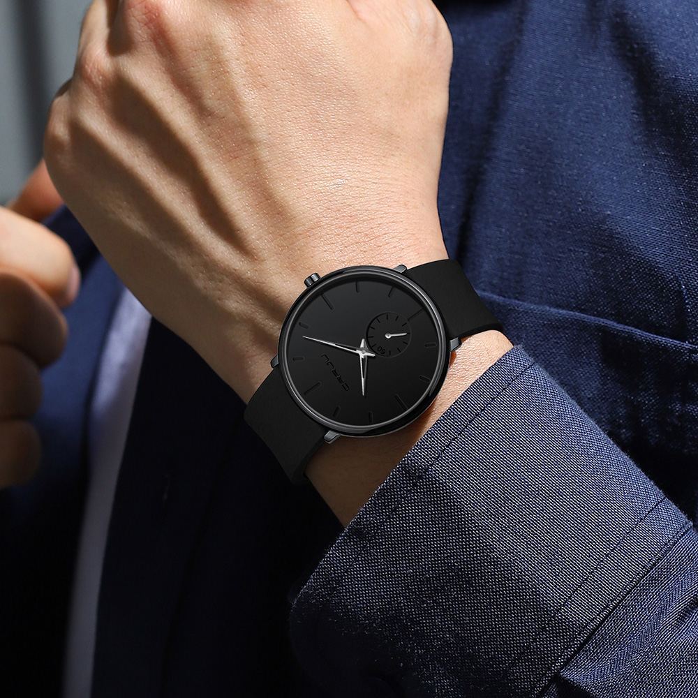 CRRJU New Business Mens Watche - Luxury Watch Mockup avaliação e preço
