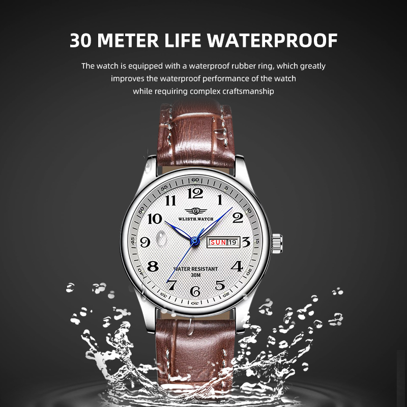 WLISTH Luxury Brand Men's Watc - Luxury Watch Mockup avaliação e preço