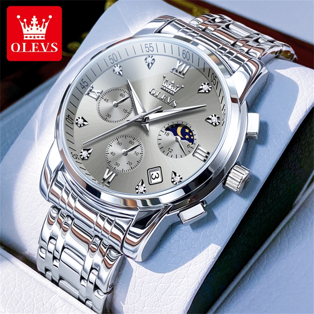 OLEVS 2858 Quartz Watch for Me - Luxury Watch Hand avaliação e preço