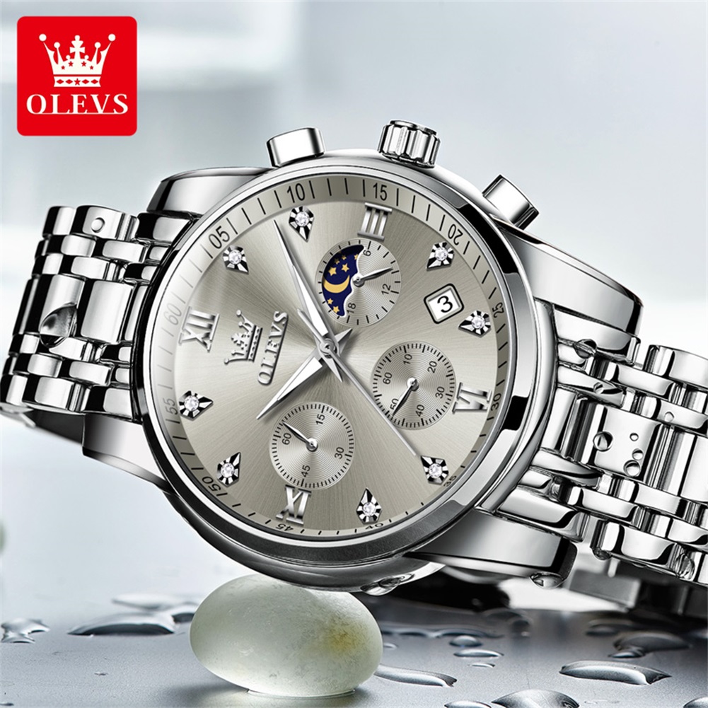 OLEVS 2858 Quartz Watch for Me - Luxury Watch Hand avaliação e preço