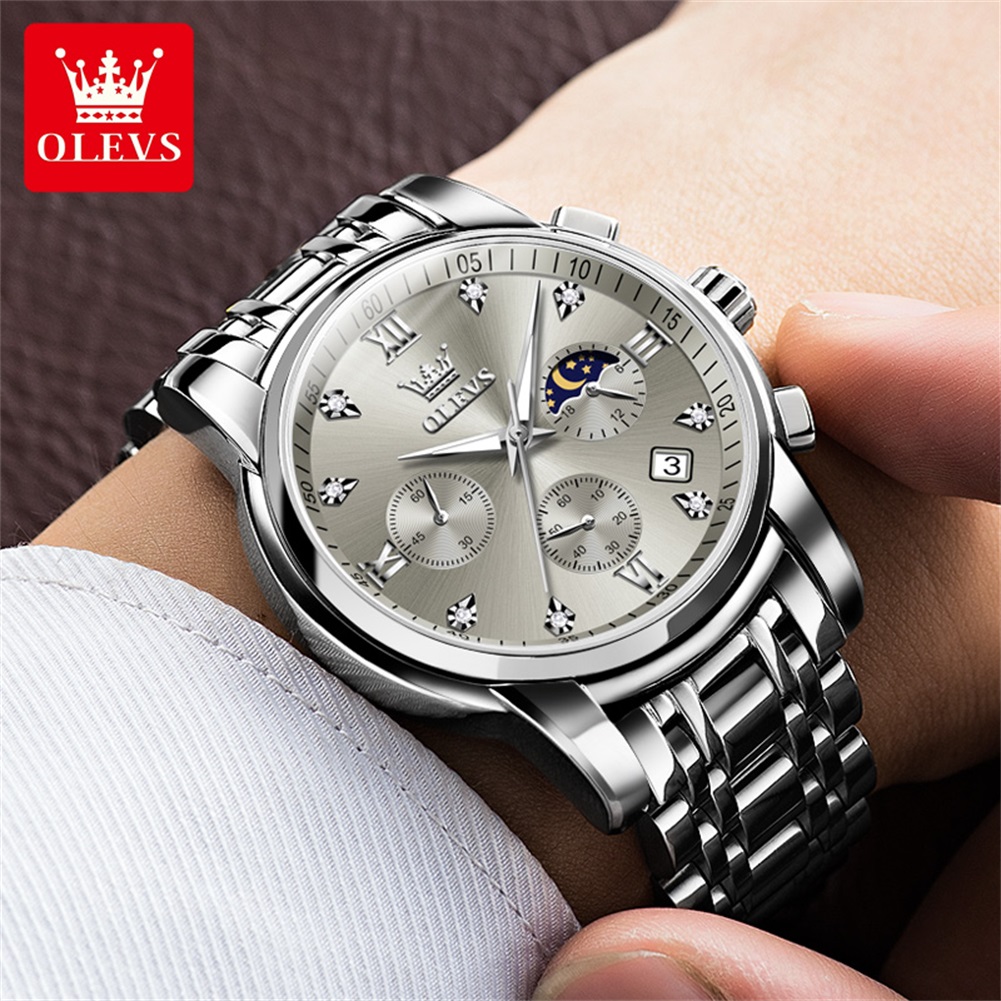 OLEVS 2858 Quartz Watch for Me - Luxury Watch Hand avaliação e preço