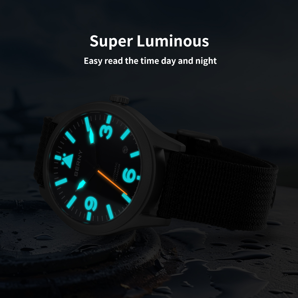 BERNY Full Titanium Automatic  - Titanium Sport Watch avaliação e preço