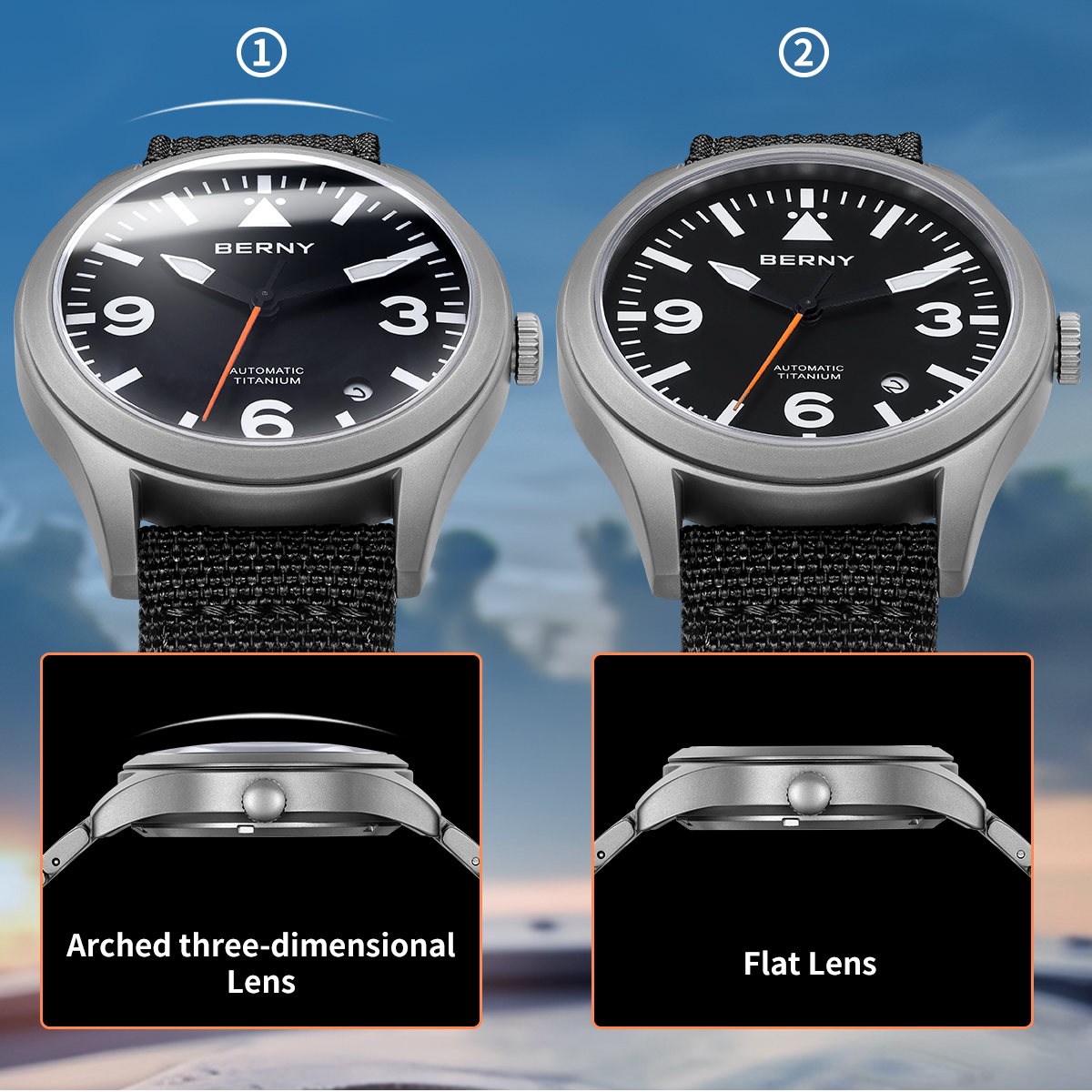 BERNY Full Titanium Automatic  - Titanium Sport Watch avaliação e preço