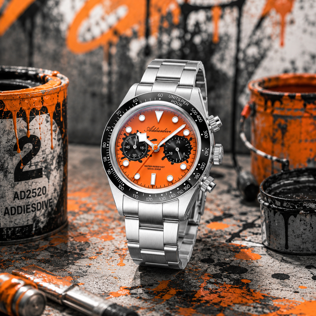 ADDIESDIVE New Quartz Chronogr - Zero Luxury Watch avaliação e preço