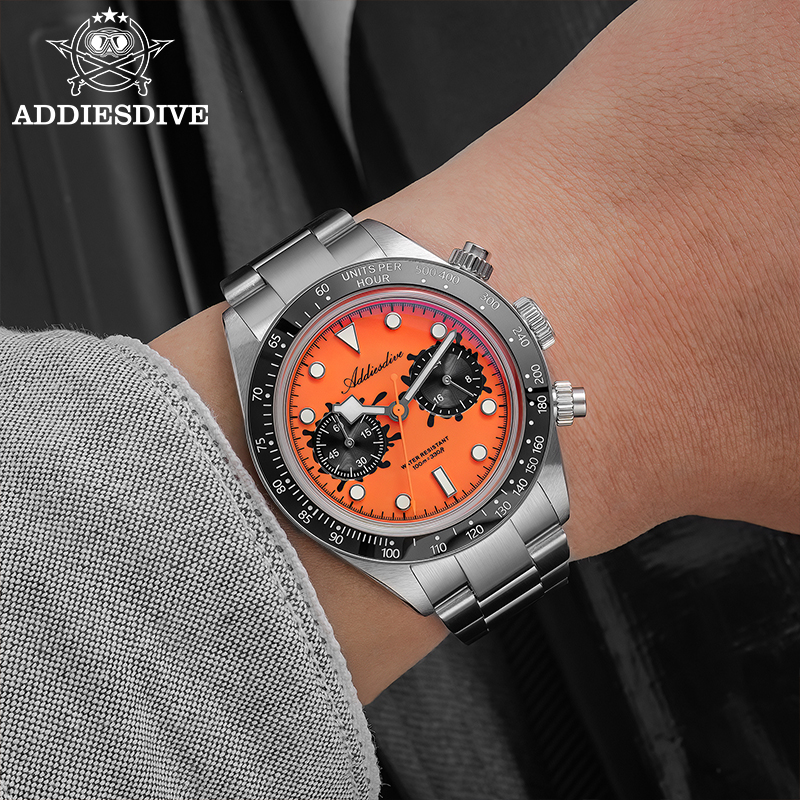 ADDIESDIVE New Quartz Chronogr - Zero Luxury Watch avaliação e preço