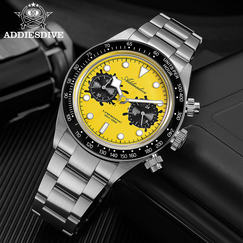 ADDIESDIVE VK64 Watches Men Ne - Zero Luxury Watch avaliação e preço
