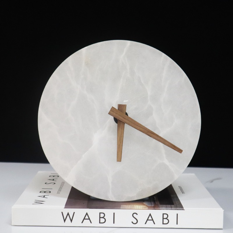 Marble Table Clock Decorative  - Table Watch Luxury avaliação e preço