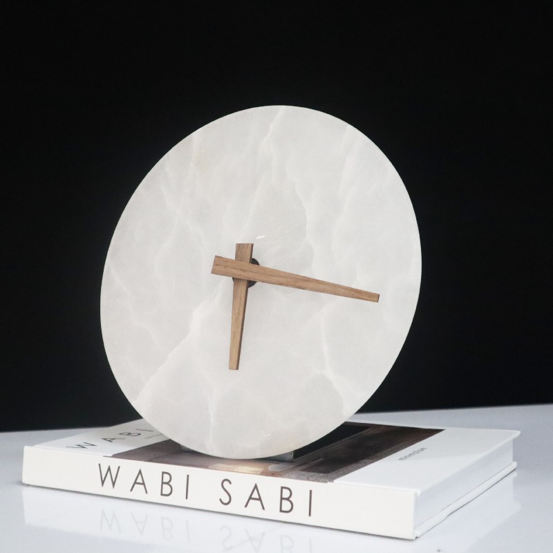 Marble Table Clock Decorative  - Table Watch Luxury avaliação e preço