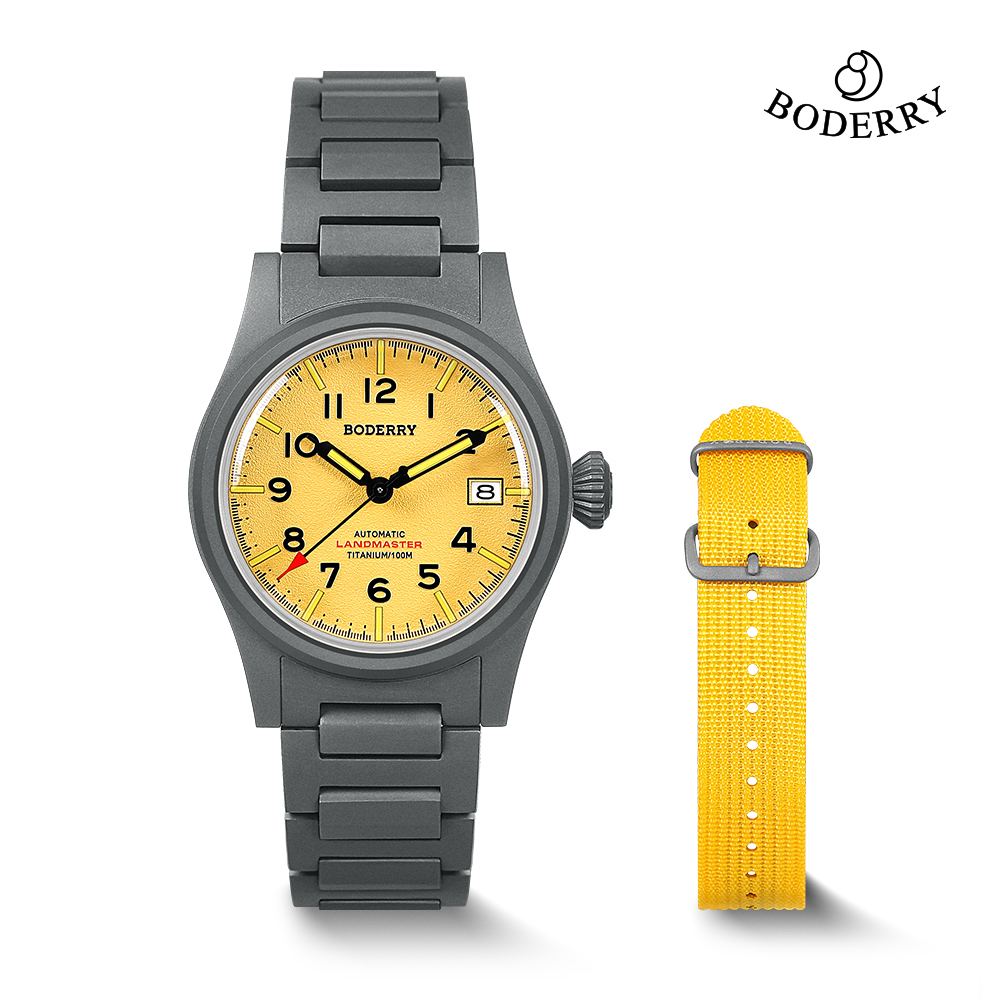 Boderry LANDMASTER Field Titan - Titanium Sport Watch avaliação e preço