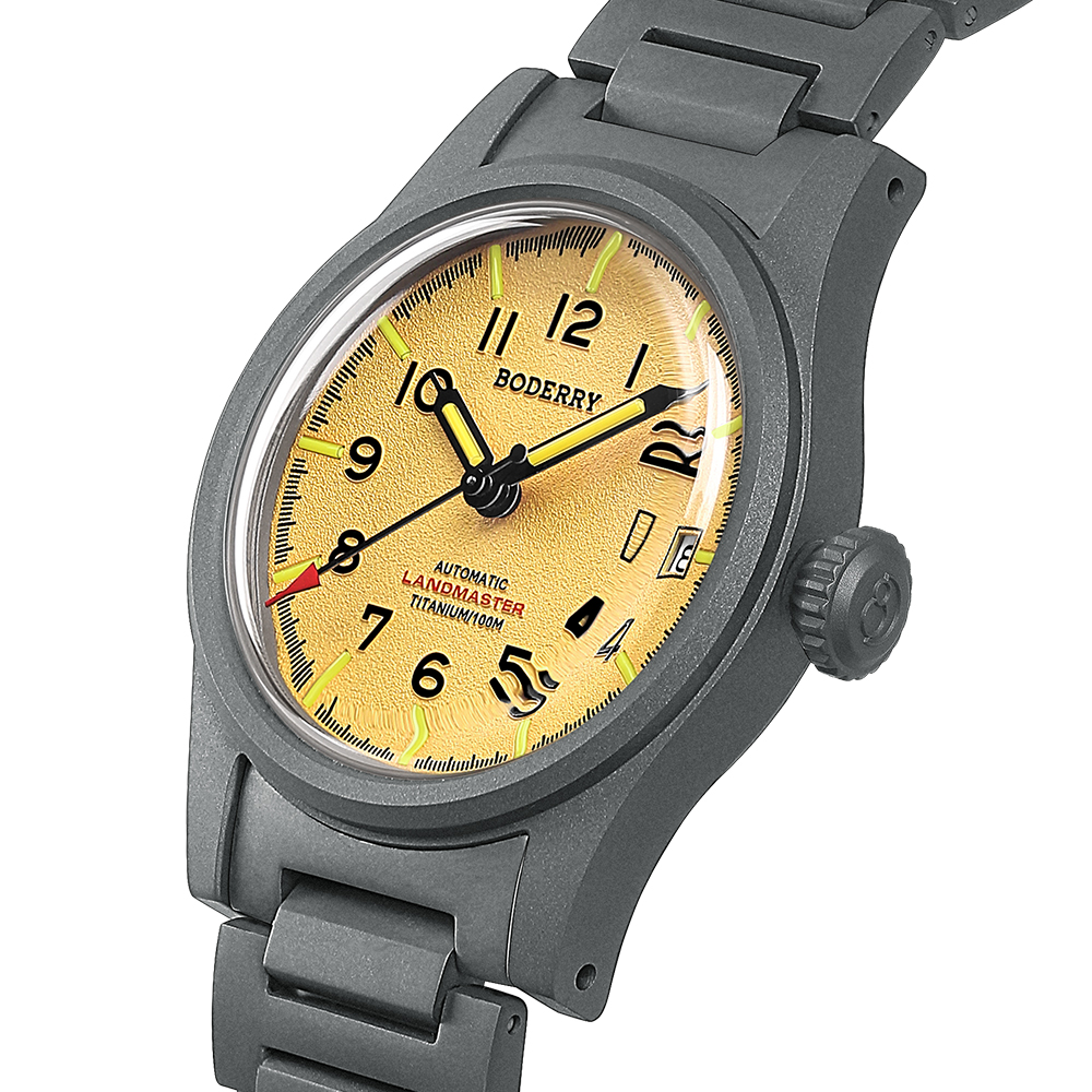 Boderry LANDMASTER Field Titan - Titanium Sport Watch avaliação e preço