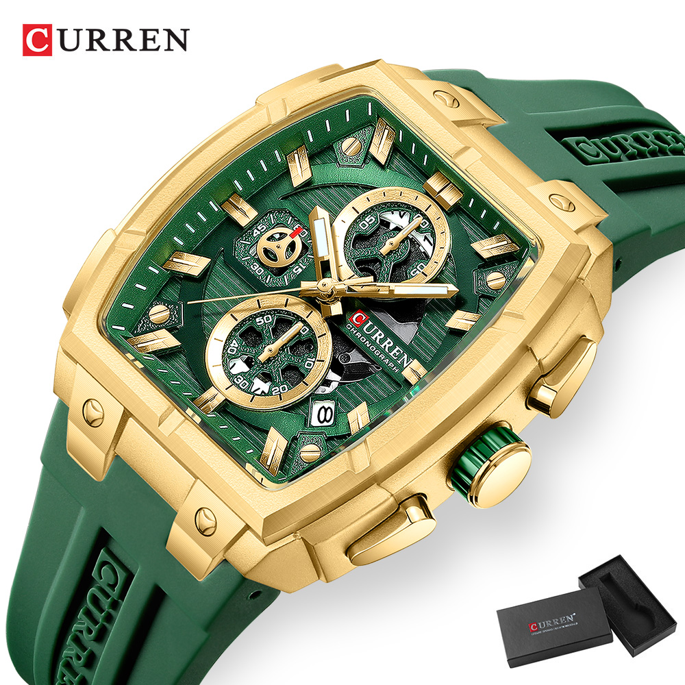 CURREN Luxury Vintage Watch fo - Luxury Watch Hand avaliação e preço