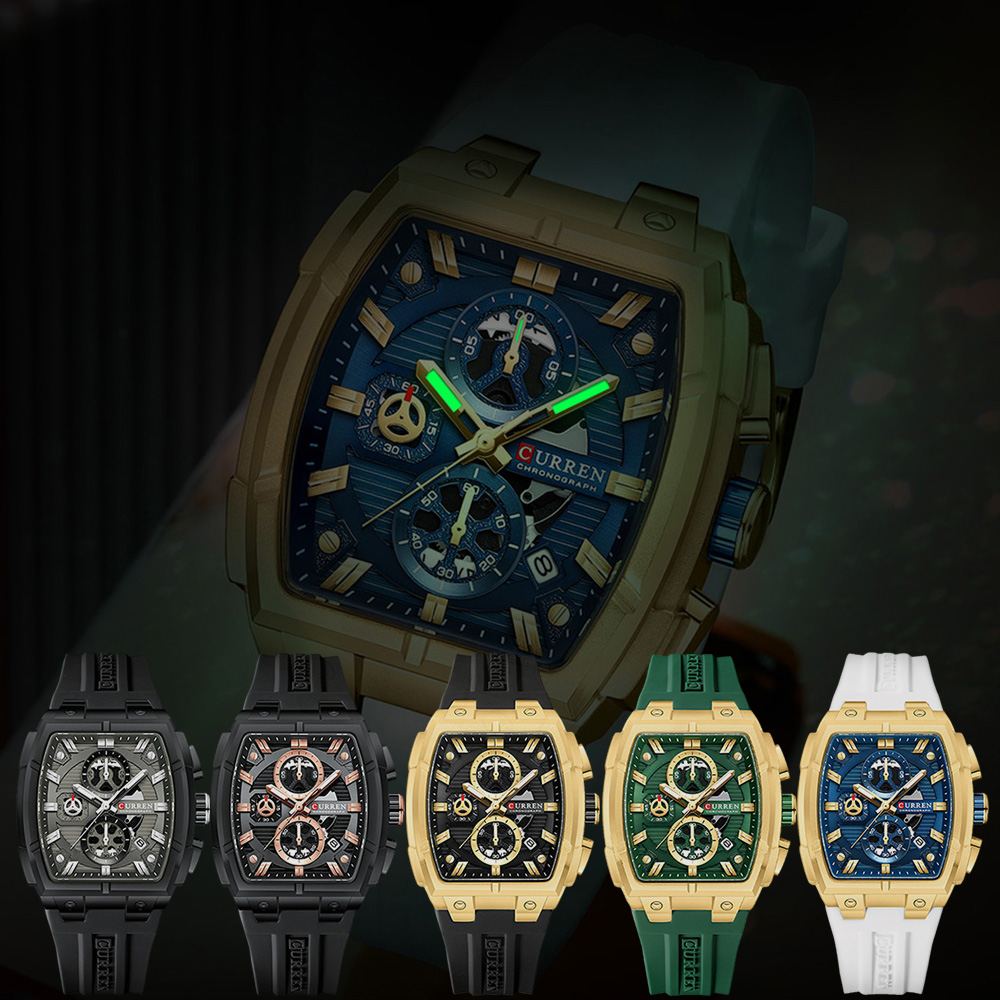 CURREN Luxury Vintage Watch fo - Luxury Watch Hand avaliação e preço