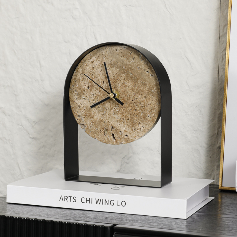 Luxurious Marble Desktop Clock - Table Watch Luxury avaliação e preço