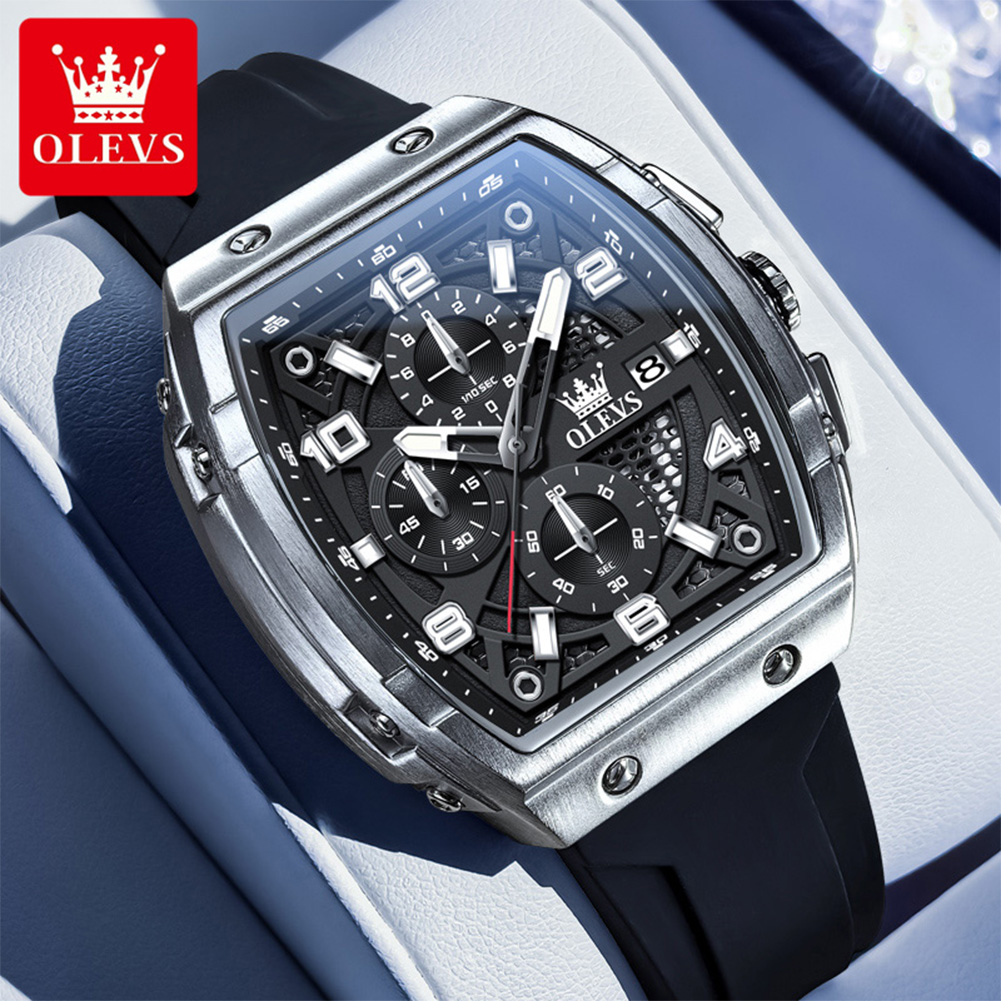 OLEVS Men Watches 2976 Luxury  - Luxury Watch Mockup avaliação e preço