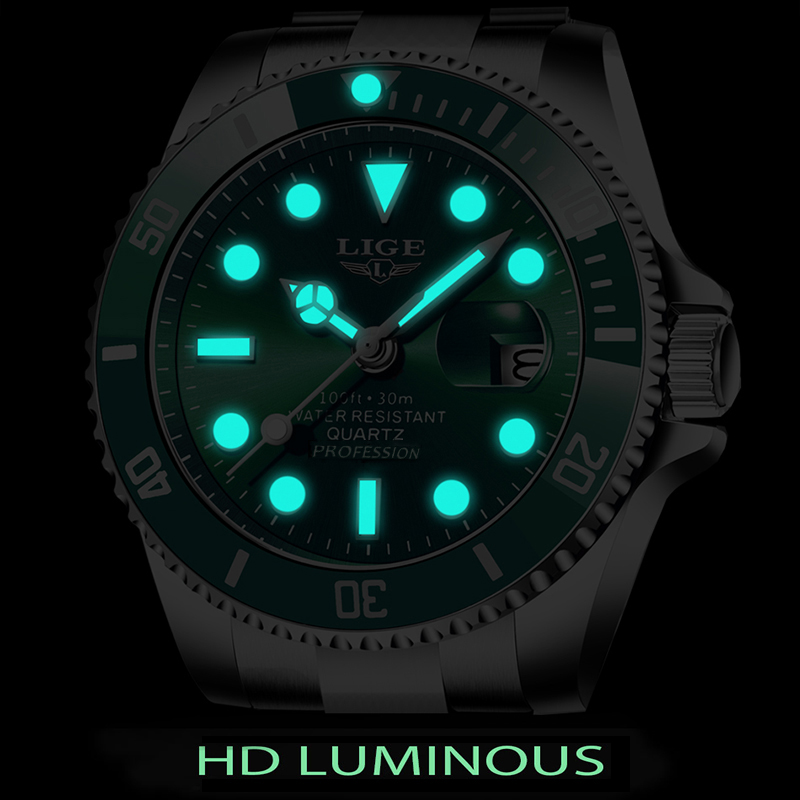 LIGE Top Brand Luxury Fashion  - Luxury Watch Mockup avaliação e preço