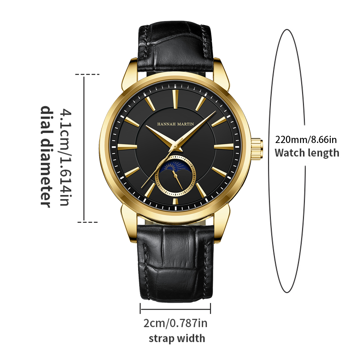 Hannah Martin Men Multi functi - Luxury Watch Mockup avaliação e preço