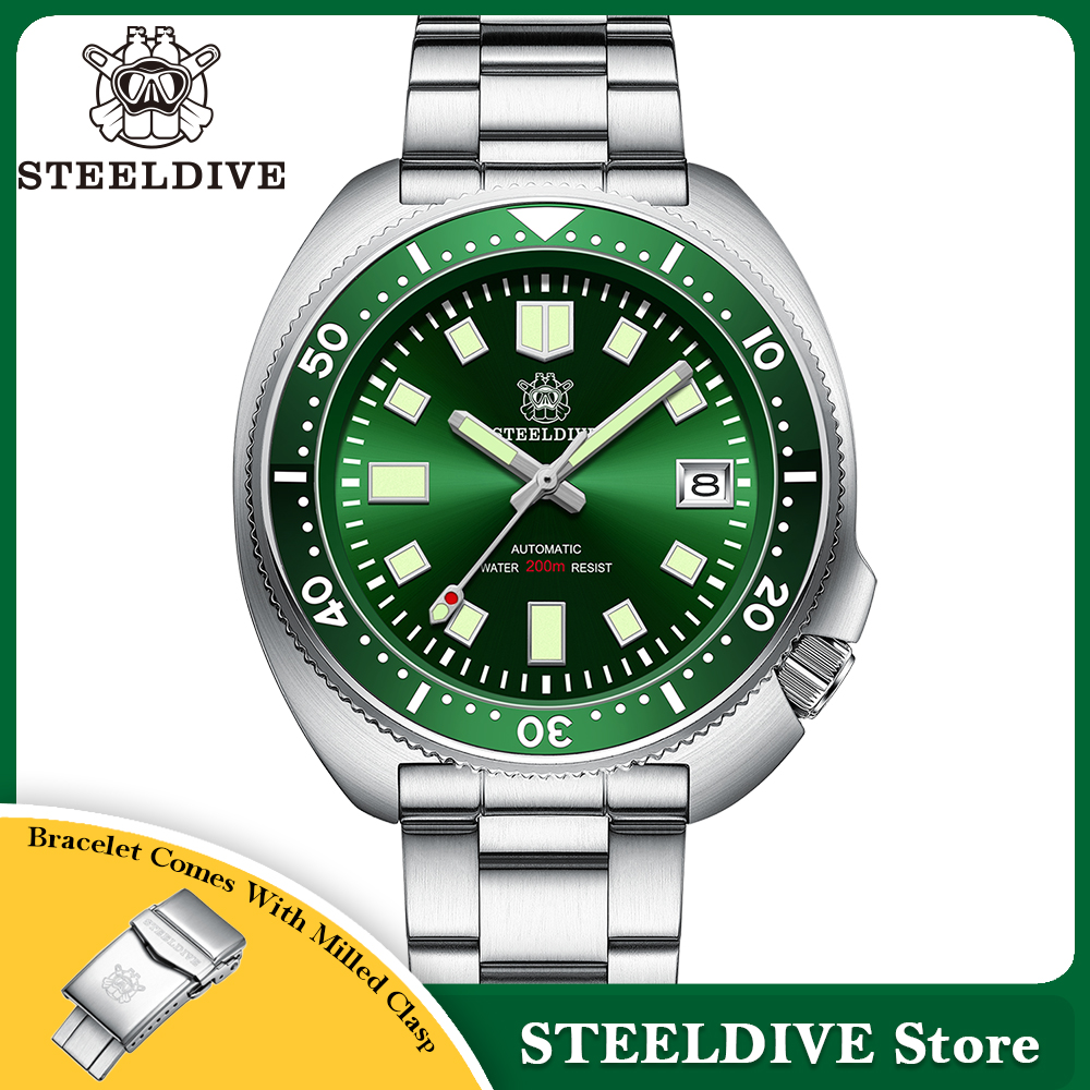 SD1970 Steeldive Brand 44MM AR - Titanium Sport Watch avaliação e preço
