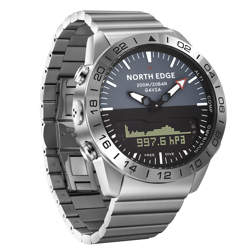 NORTH EDGE GAVIA2 Men's Dive 5 - Diver Watch 300M avaliação e preço