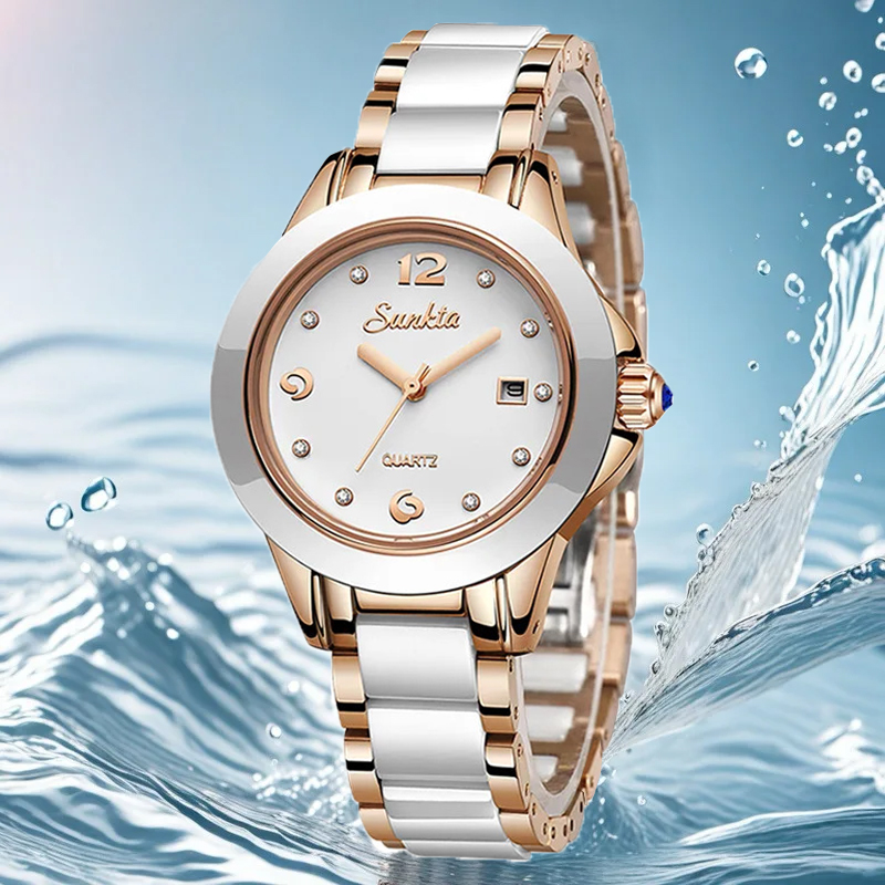 Sunkta Fashion Casual Quartz W - Luxury Watch Usa avaliação e preço
