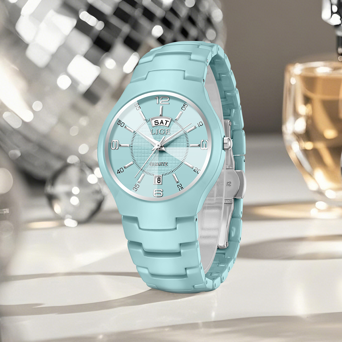 LIGE Luxury Elegant Quartz Wom - Luxury Watch Usa avaliação e preço