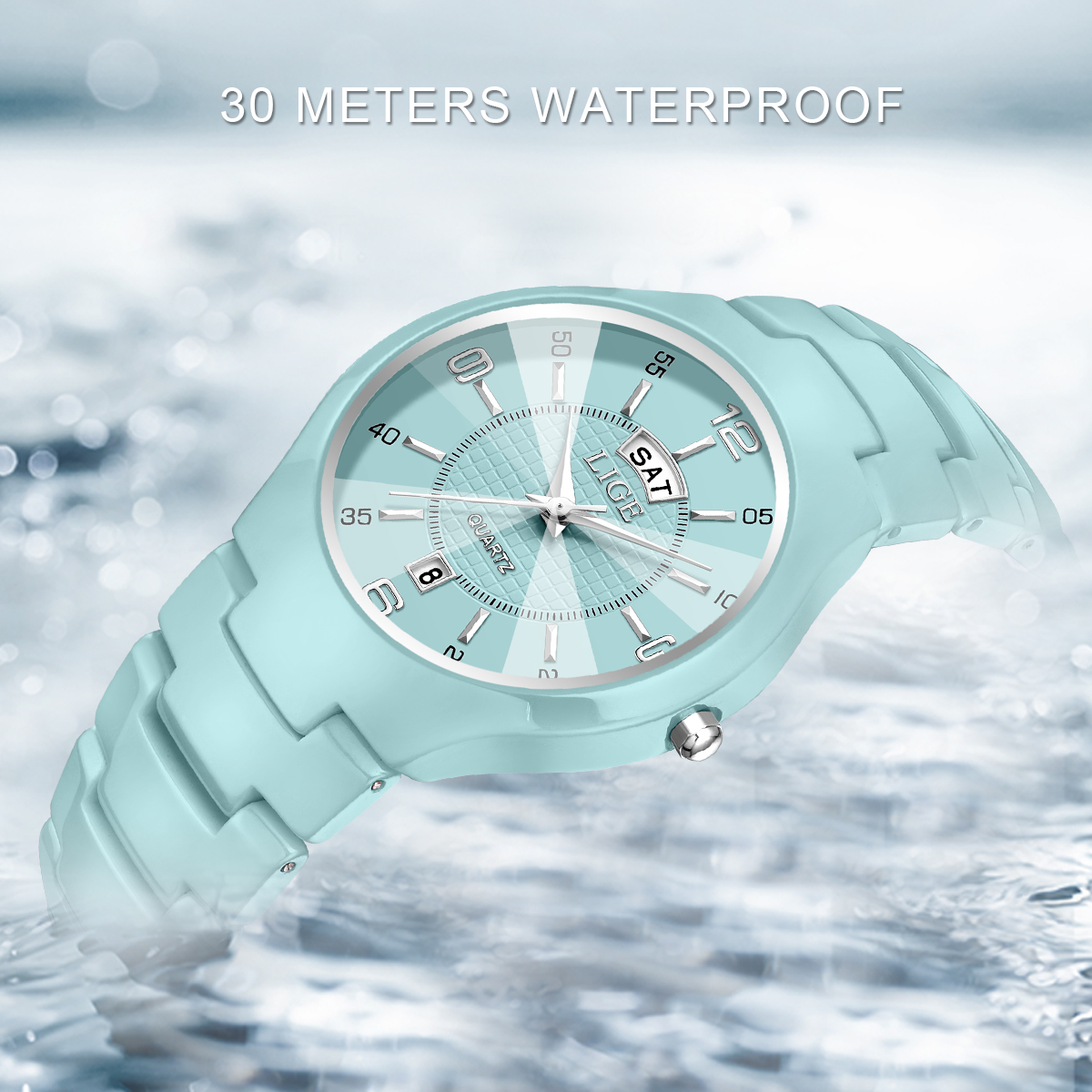 LIGE Luxury Elegant Quartz Wom - Luxury Watch Usa avaliação e preço