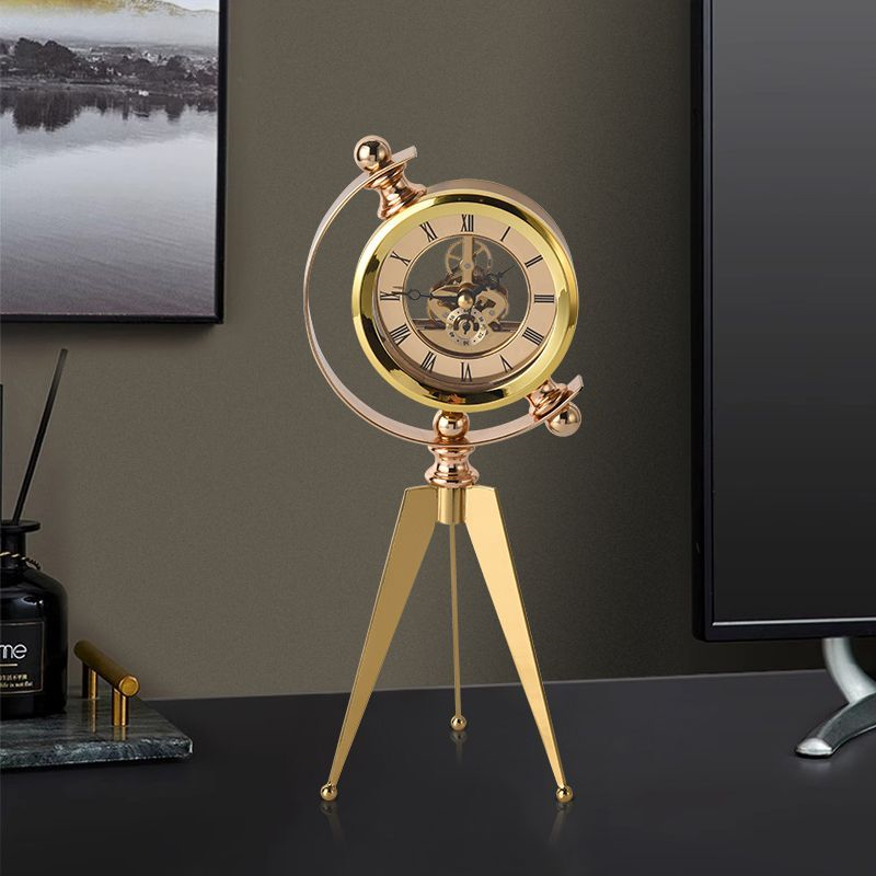 Modern Gold Table Clock Luxury - Table Watch Luxury avaliação e preço