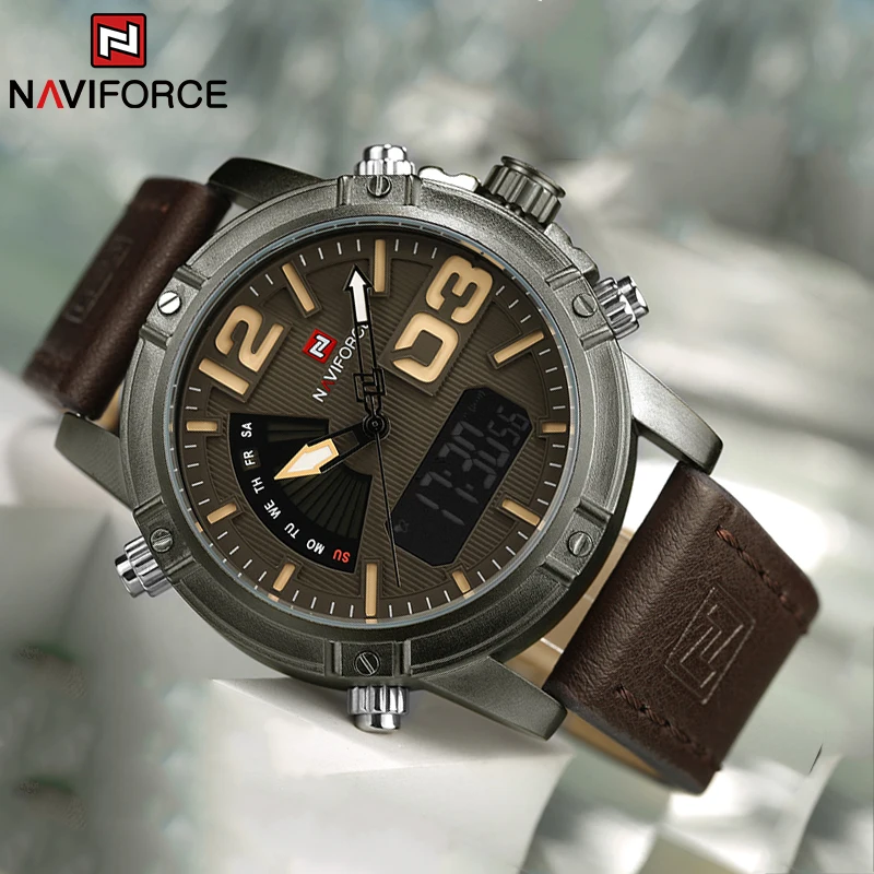 NAVIFORCE Top Brand Men Watch  - Luxury Watch Mockup avaliação e preço