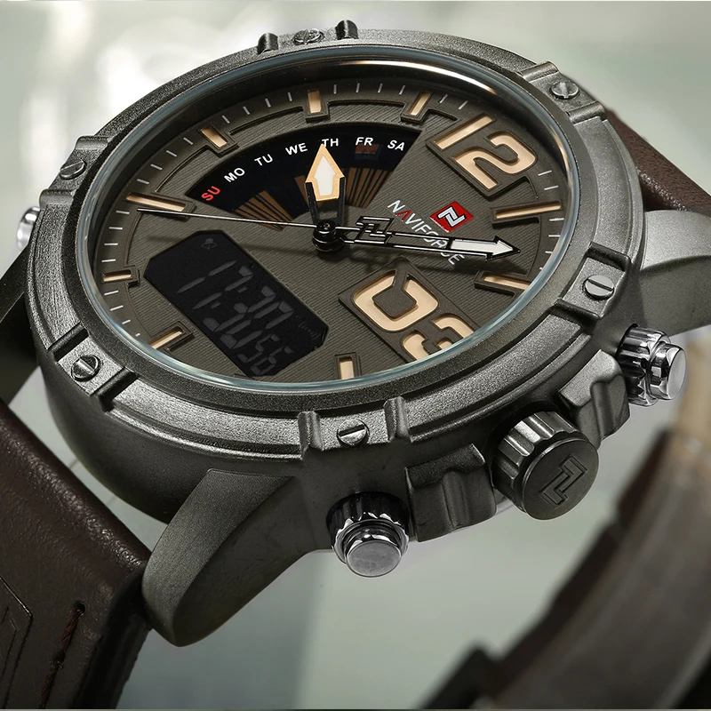 NAVIFORCE Top Brand Men Watch  - Luxury Watch Mockup avaliação e preço