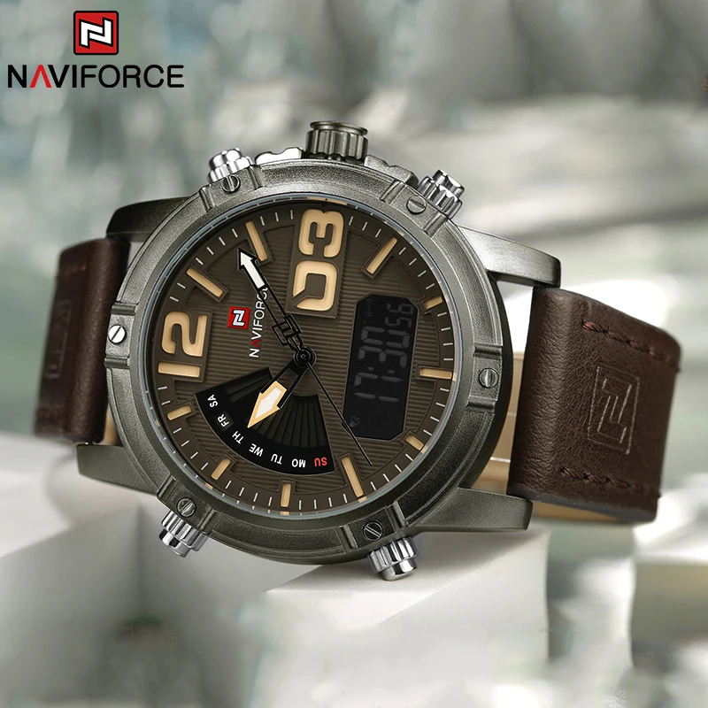 NAVIFORCE Top Brand Men Watch  - Luxury Watch Mockup avaliação e preço