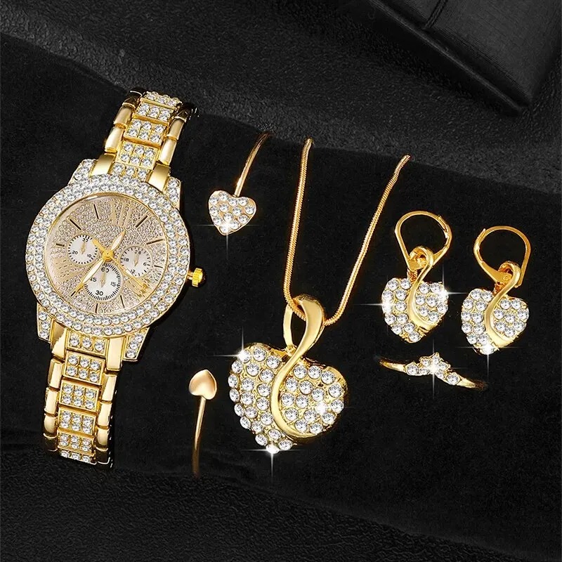 Women's Quartz Watch Gold Luxu - Luxury Watch Usa avaliação e preço