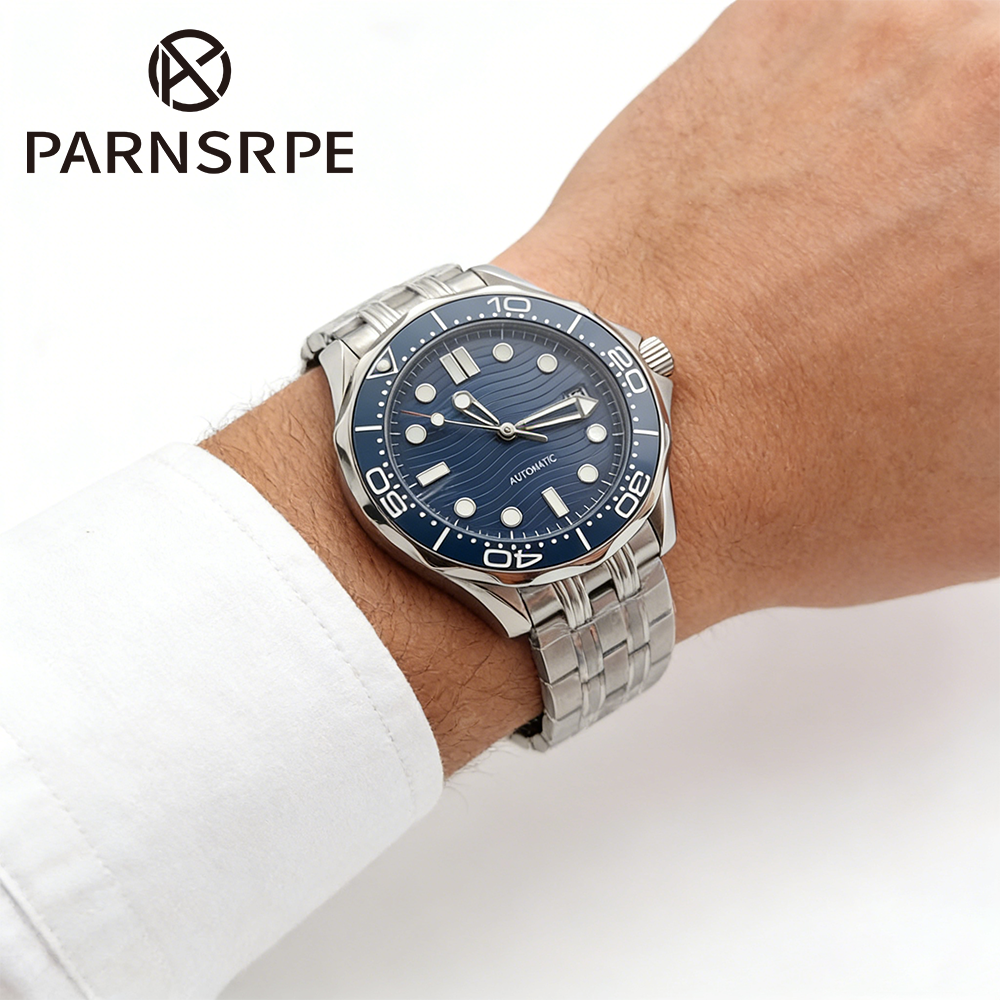PARNSRPE 41mm Men's Automatic  - Exhibition Movement Display avaliação e preço